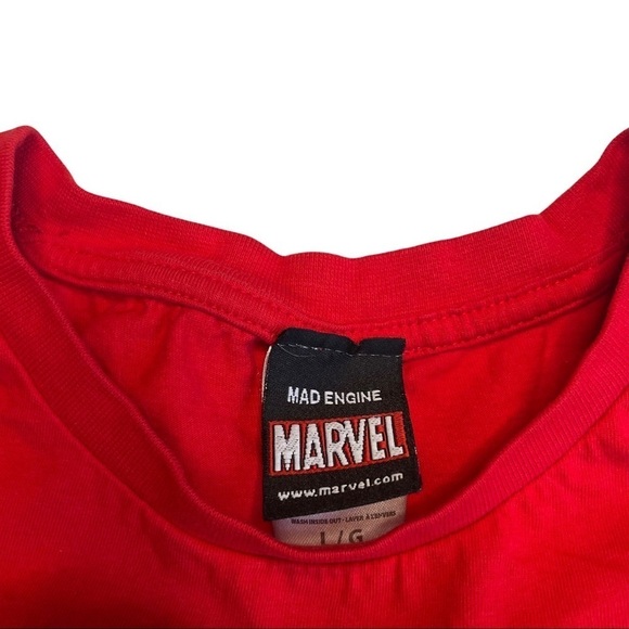 Marvel Mad Engine Red Short Sleeved Spider-Man T-Shirt Graphic T - Picture 3 of 8